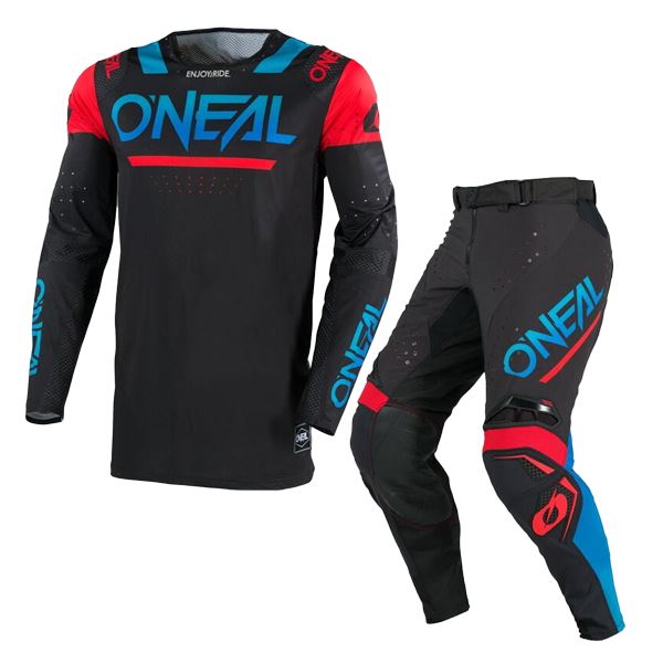 O'Neal 2025 Motocross Combo Kit Prodigy Five Four Black Blue